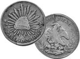 1851 Mexican Libertad coin