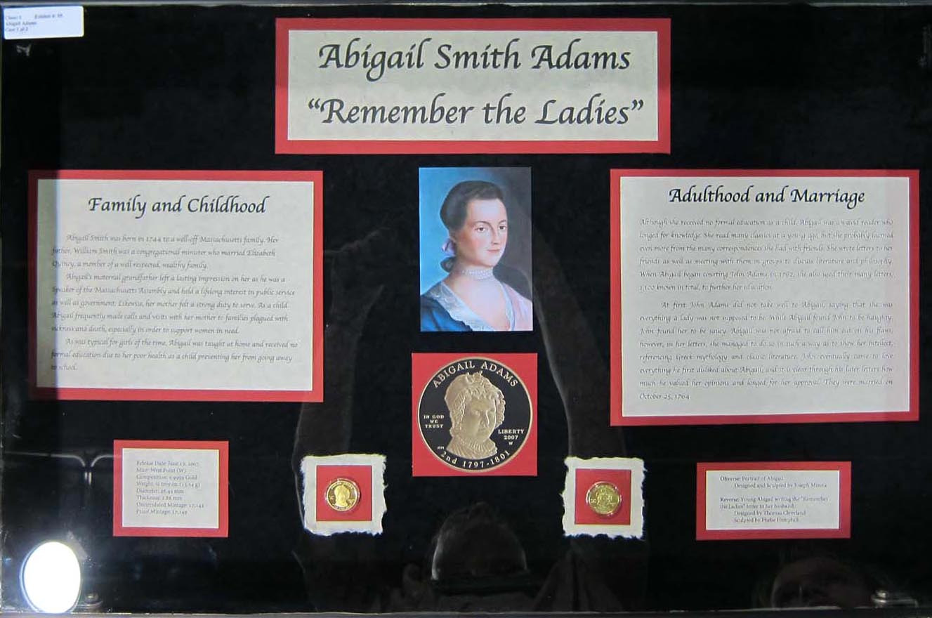 Katie Reinders - Abigail Adams exhibit (case 1)