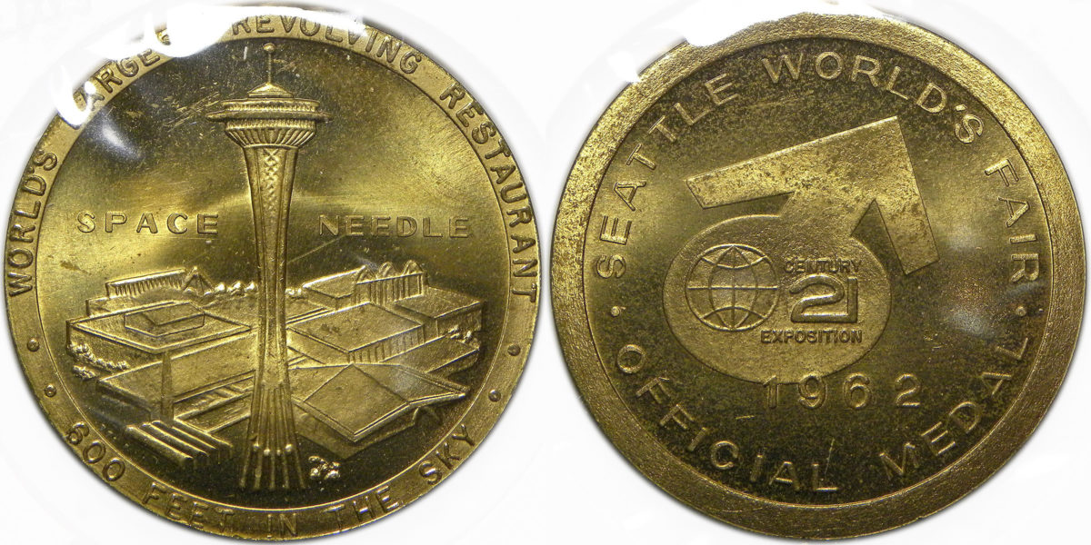 1962 Seattle World's Fair Official Medal