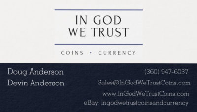 In God We Trust Coins and Currency