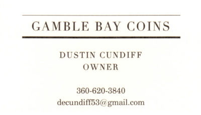 Dustin Cundiff (Gamble Bay)