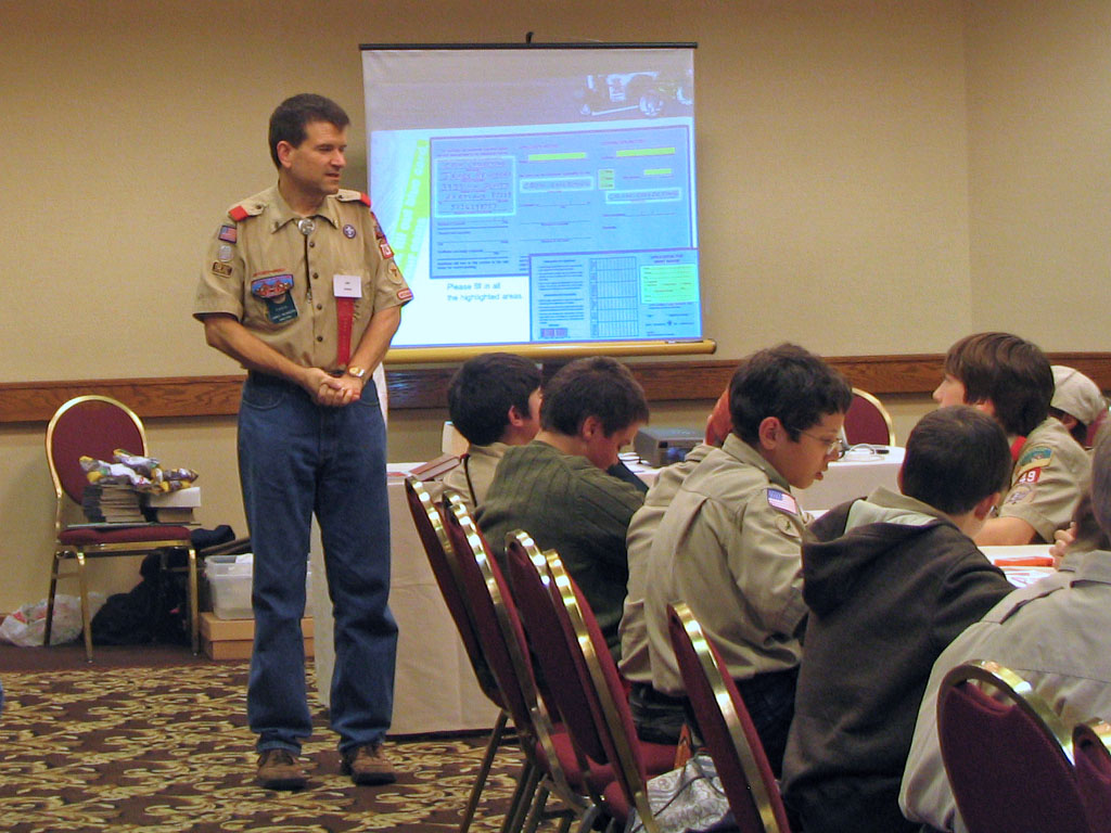 James Reinders at Boy Scout coin clinic (2010)
