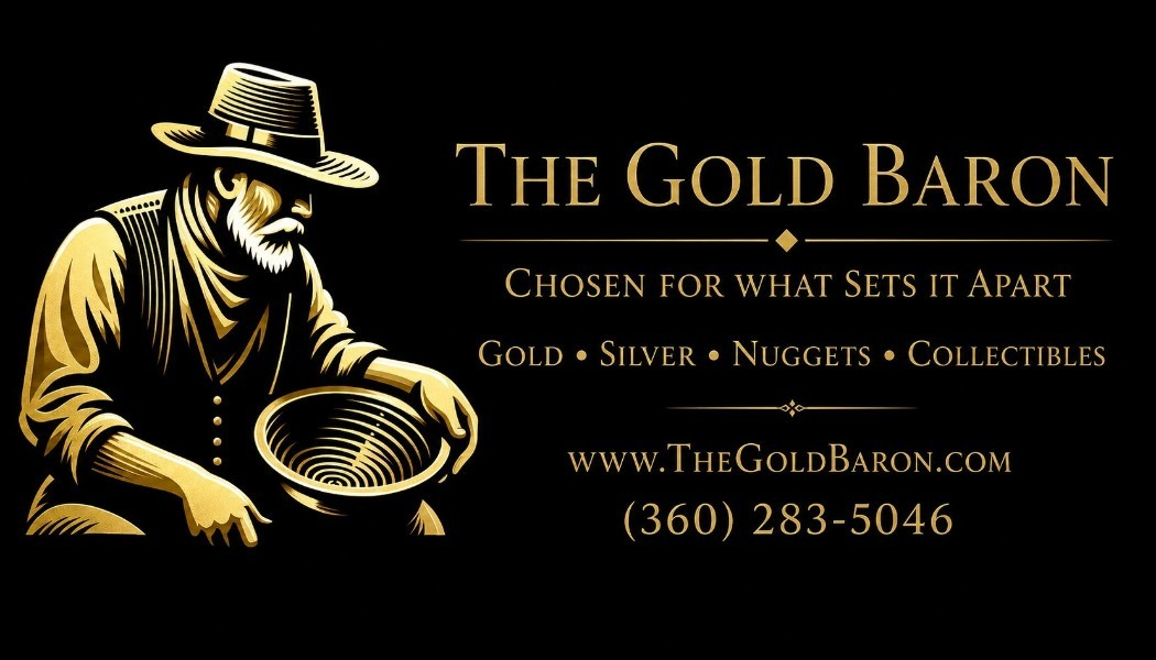 Chris Burns (The Gold Baron) business card